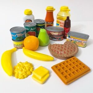 Vintage Doll Assorted Accessories Grocery Food